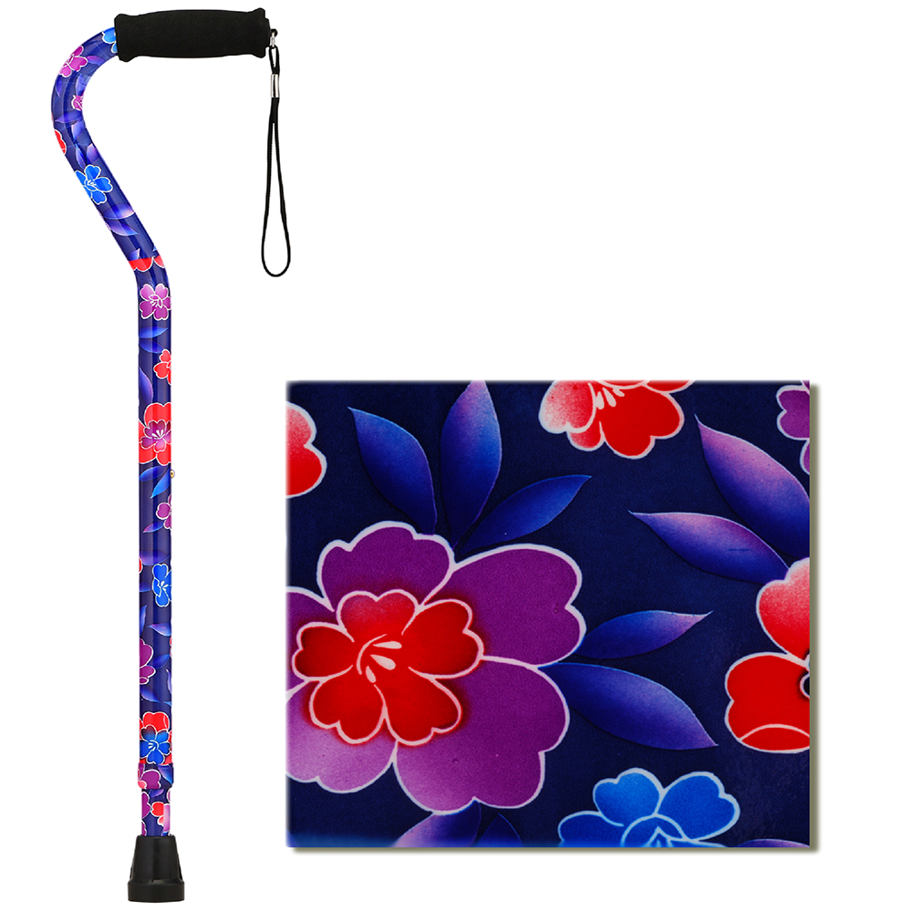 Heavy Duty Offset Cane Maui Flower Swatch